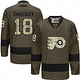 Glued Philadelphia Flyers #18 R. J. Umberger Green Salute to Service NHL Jersey,baseball caps,new era cap wholesale,wholesale hats